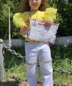 Джинси з розрізом білі