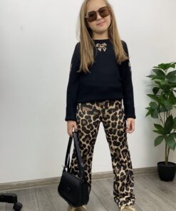 Кофтинка з бантиком чорна