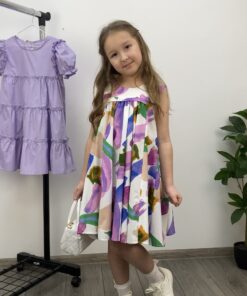 Сукня Плямка фіолетова арт 6049